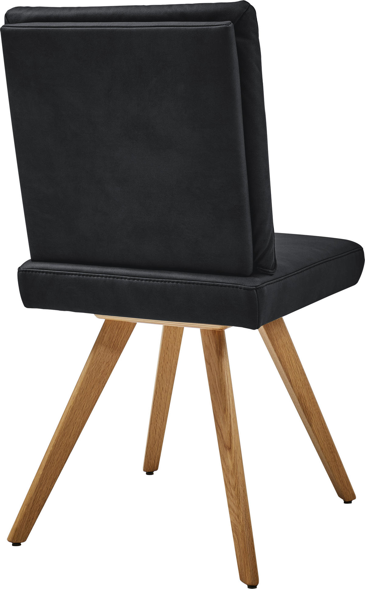 STUHL  in Mikrofaser Textil, Holzwerkstoff  - Eichefarben/Dunkelgrau, Design, Holzwerkstoff/Textil (46/94/58cm) - Dieter Knoll