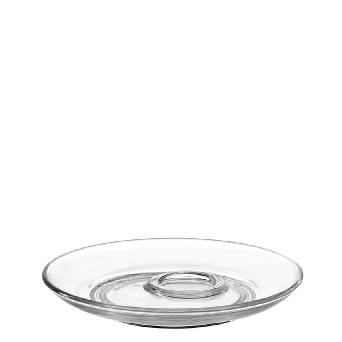 UNTERTASSENSET Senso    - Transparent, Basics, Glas (14,50cm) - Leonardo