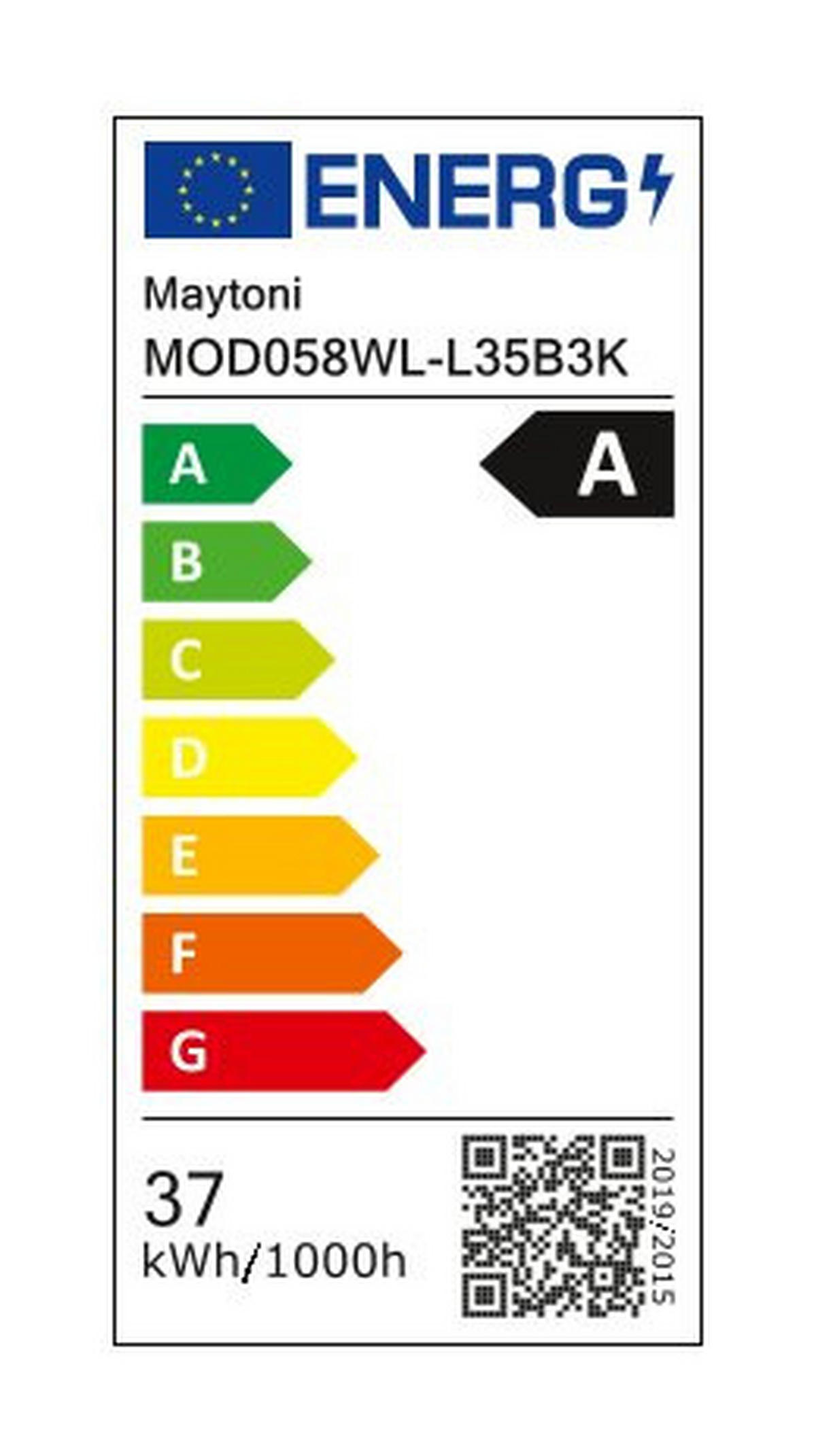 WANDLEUCHTE - Schwarz, Trend, Metall (60/60/60cm) - MAYTONI