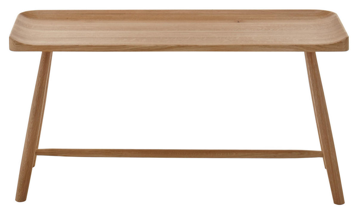 SEDACÍ LAVICE, dřevo, 95/45/35 cm - barvy dubu, Basics, dřevo (95/45/35cm)