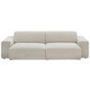 BIGSOFA Chenille Beige  - Beige/Schwarz, Design, Kunststoff/Textil (238/71/101cm) - Pure Home Lifestyle