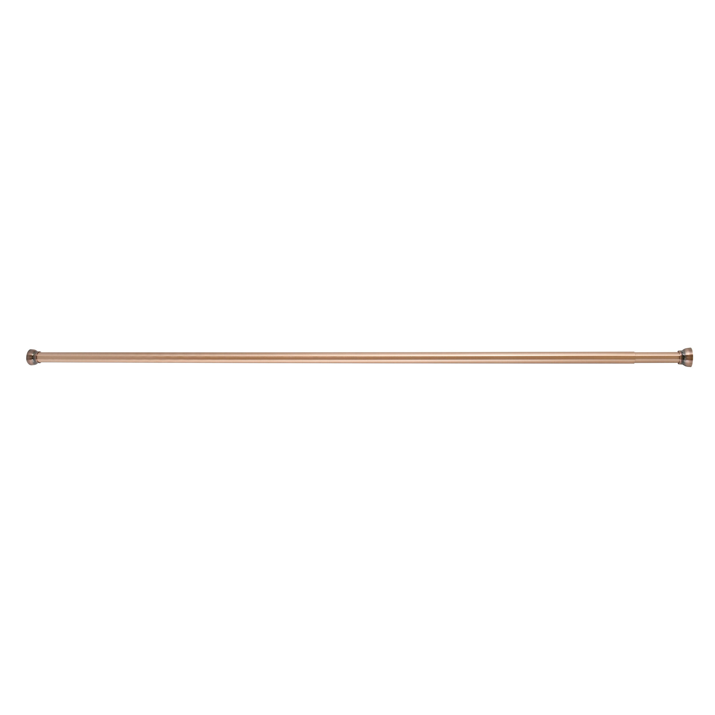 DUSCHVORHANGSTANGE KRETA 125-220 cm  - Kupferfarben, Basics, Metall (125-220cm) - Spirella