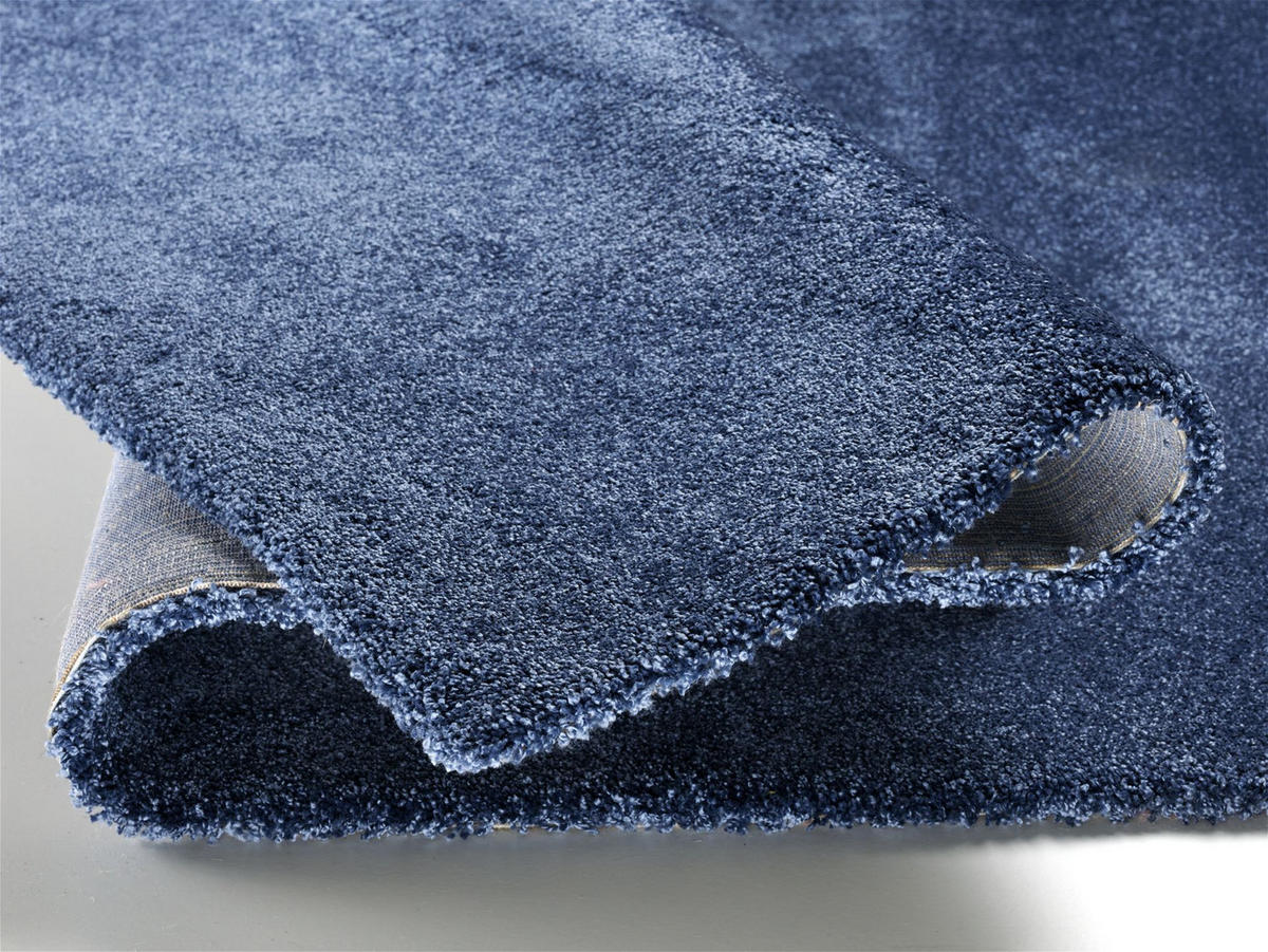 HOCHFLORTEPPICH  Wohnzimmer 140/200 cm Bellevue Blau rechteckig  - Blau, Basics, Textil (140/200cm) - Novel