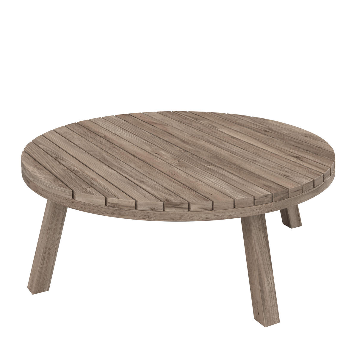 BAŠTENSKA GARNITURA  - boja akacije/krem, Moderno, drvo/tekstil (250/250cm) - Bessagi Garden