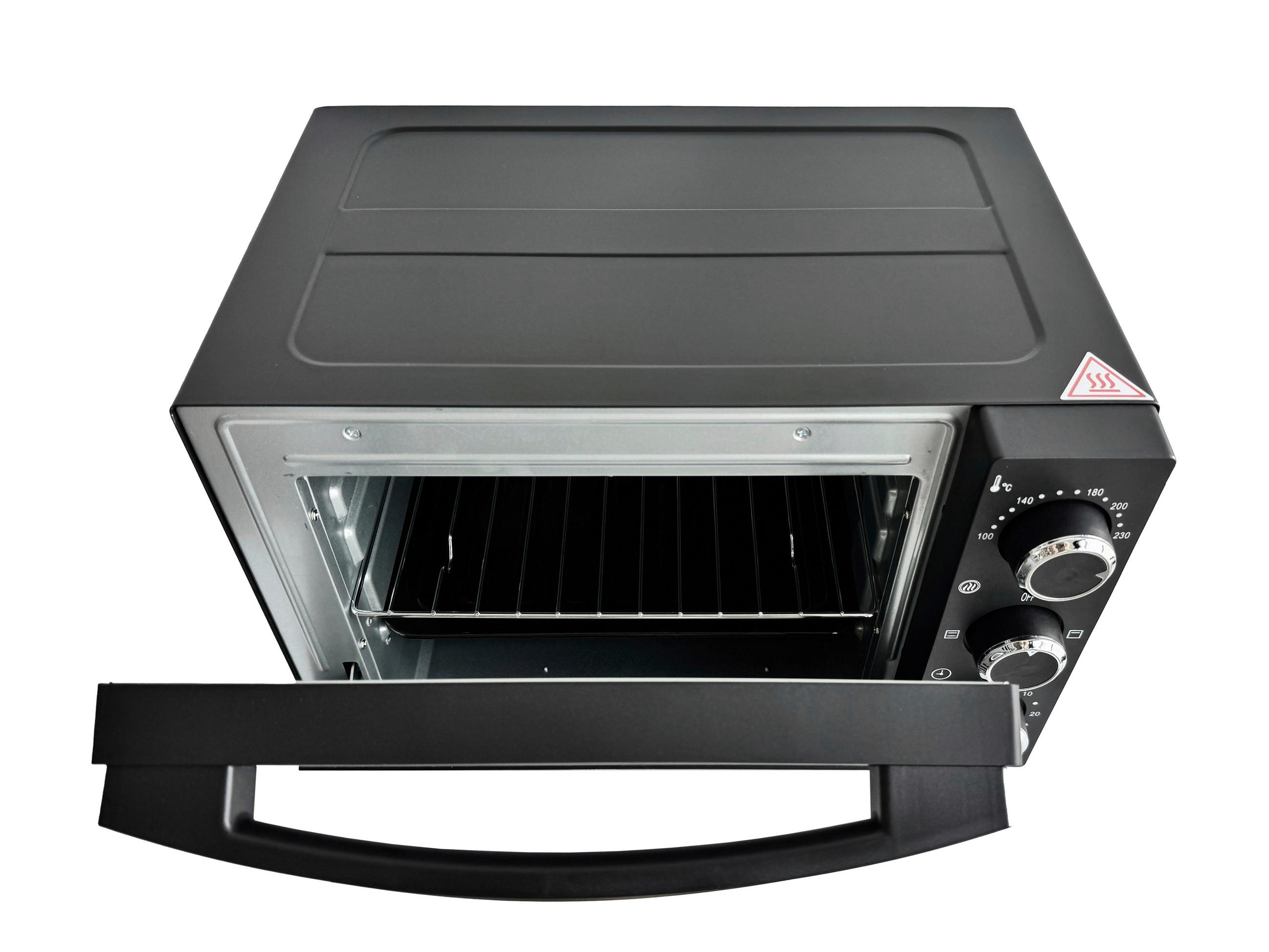 MINIBACKOFEN  - Schwarz, Basics, Kunststoff (40,5/26,5/35cm) - Silva Homeline