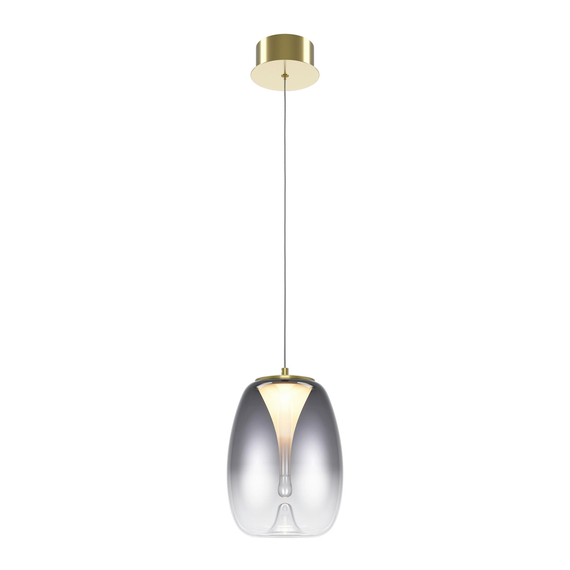 PENDELLEUCHTE 20/20/333,1 cm    - Goldfarben, Design, Metall (20/20/333,1cm) - MAYTONI