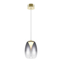 PENDELLEUCHTE 20/20/333,1 cm    - Goldfarben, Design, Metall (20/20/333,1cm) - MAYTONI