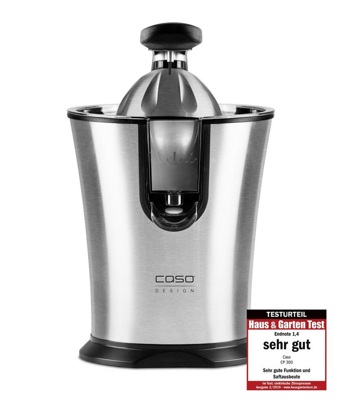 ZITRONENPRESSE  - Silberfarben/Schwarz, Basics, Kunststoff/Metall - CASO Design