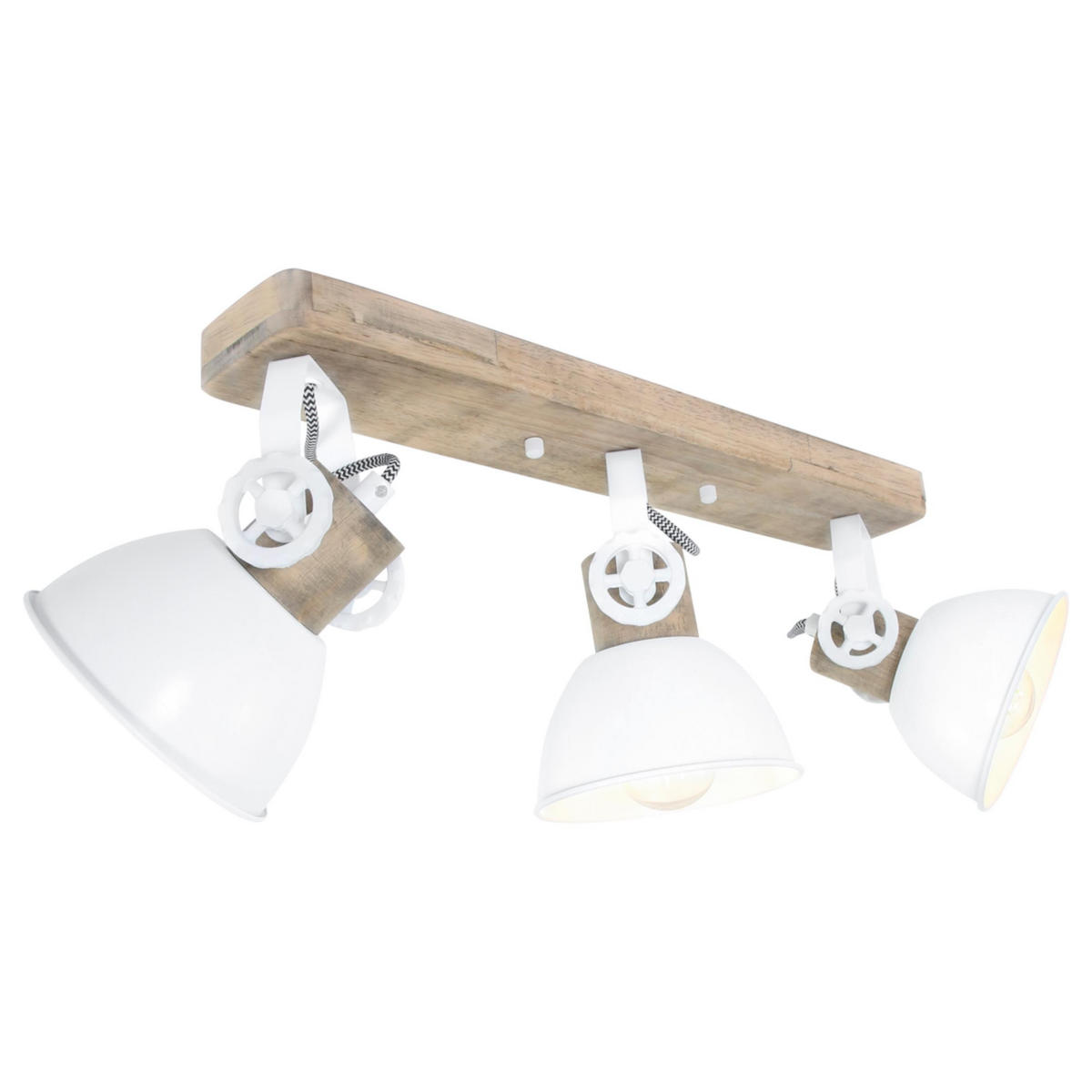 DECKENSPOTS 59/19/23 cm   - Anthrazit/Kupferfarben, Trend, Holz/Metall (59/19/23cm)
