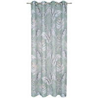 ÖSENVORHANG halbtransparent  - Grün, Design, Textil (140/245cm) - Esposa