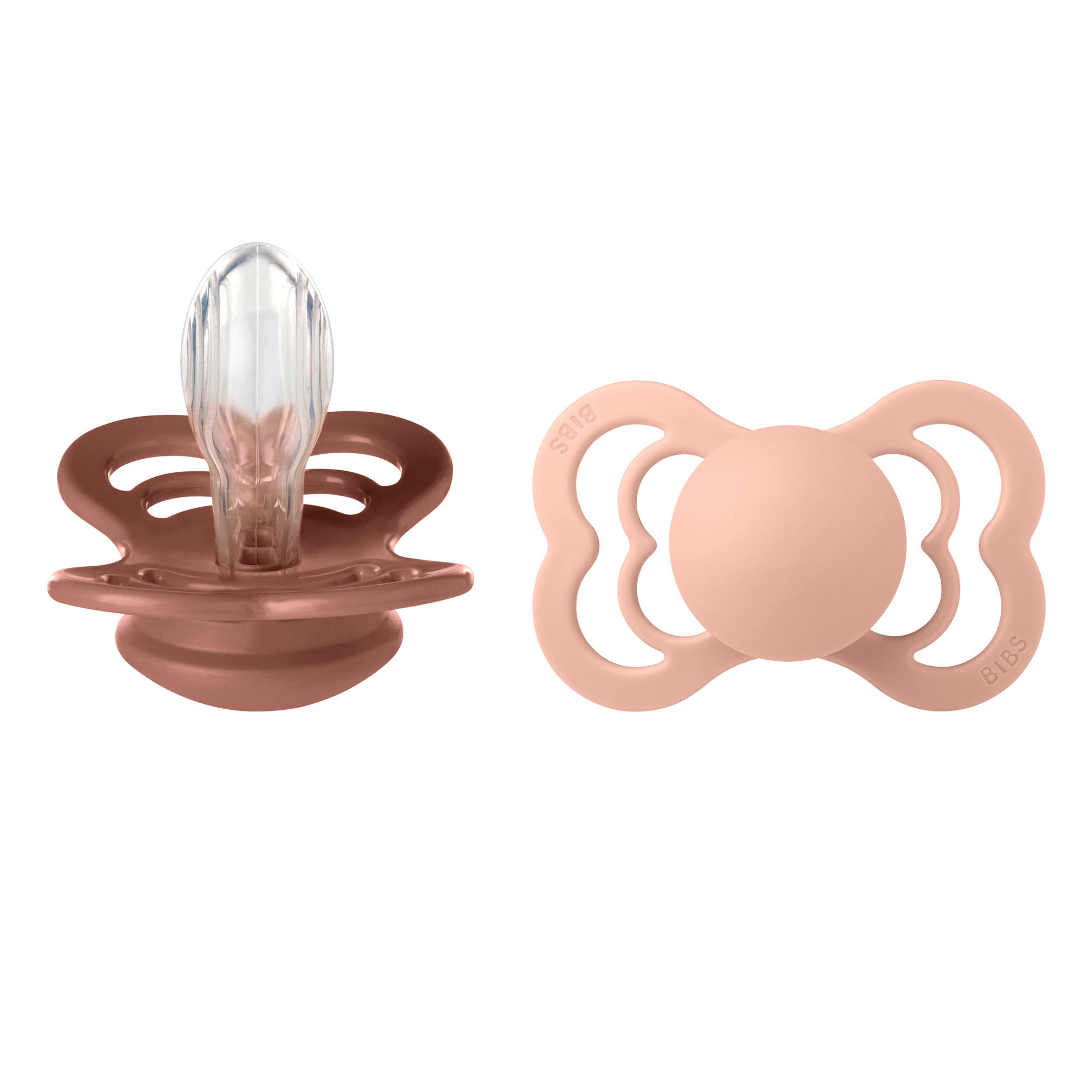 SCHNULLER 0 Monat(e)  - Dunkelorange/Altrosa, Basics, Naturmaterialien/Kunststoff (7,7/16,6/4,6cm)