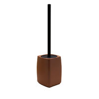 WC-BÜRSTENGARNITUR Kunststoff  Kunststoff   - Cognac/Schwarz, Basics, Kunststoff (15,5/40,3/10,3cm) - Sadena