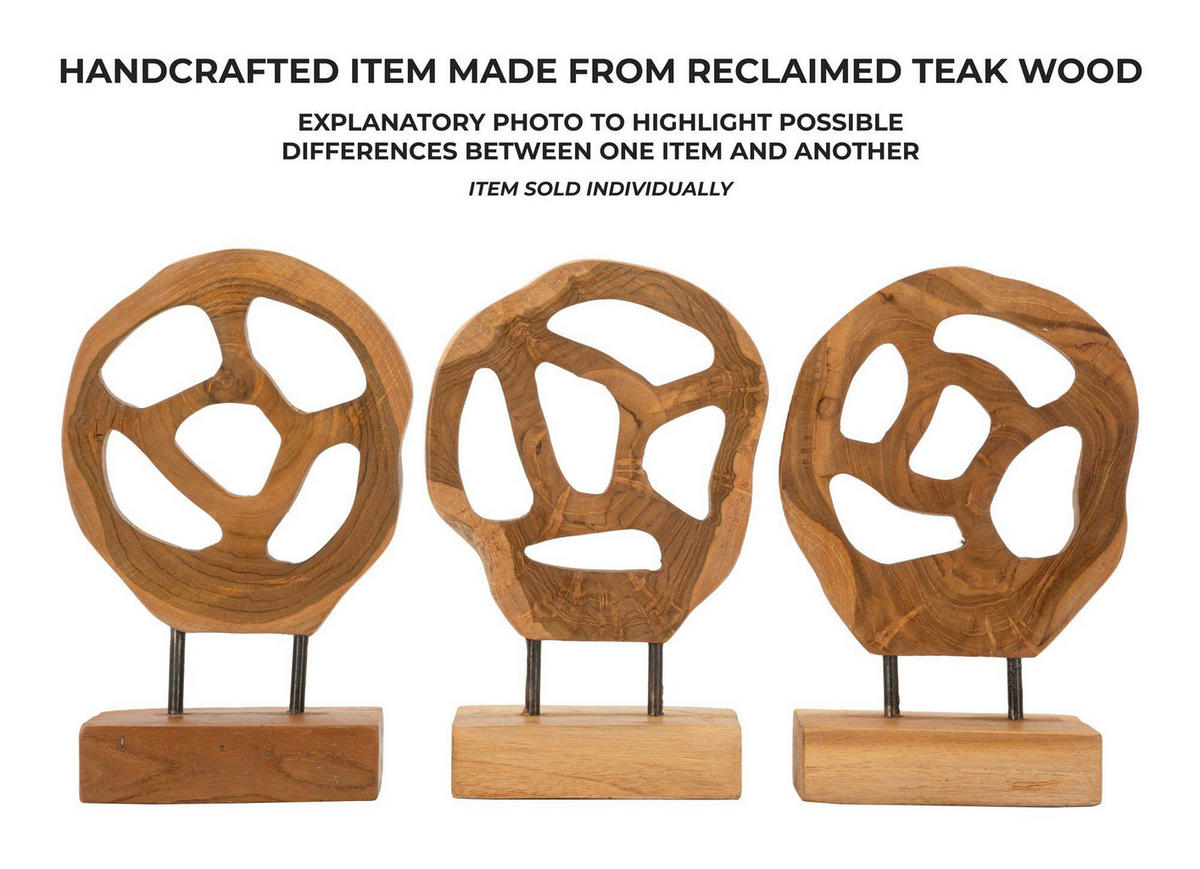 SKULPTUR - Braun, Basics, Holz (18/27/10cm)