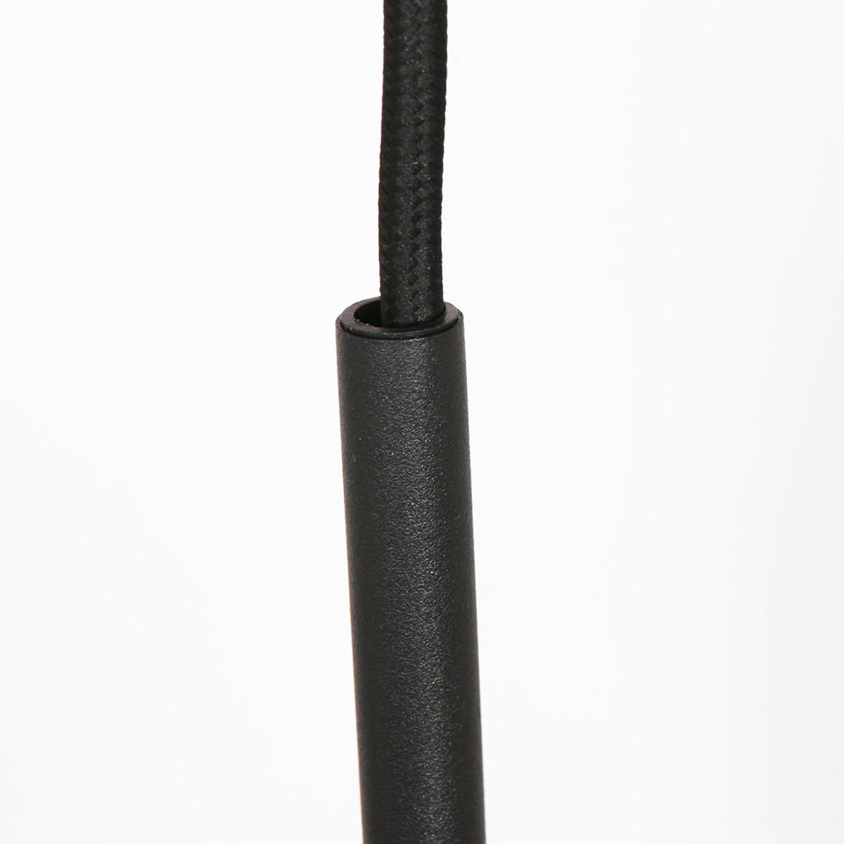 PENDELLEUCHTE Bollique 120/25/160 cm   - Schwarz, KONVENTIONELL, Glas/Metall (120/25/160cm)