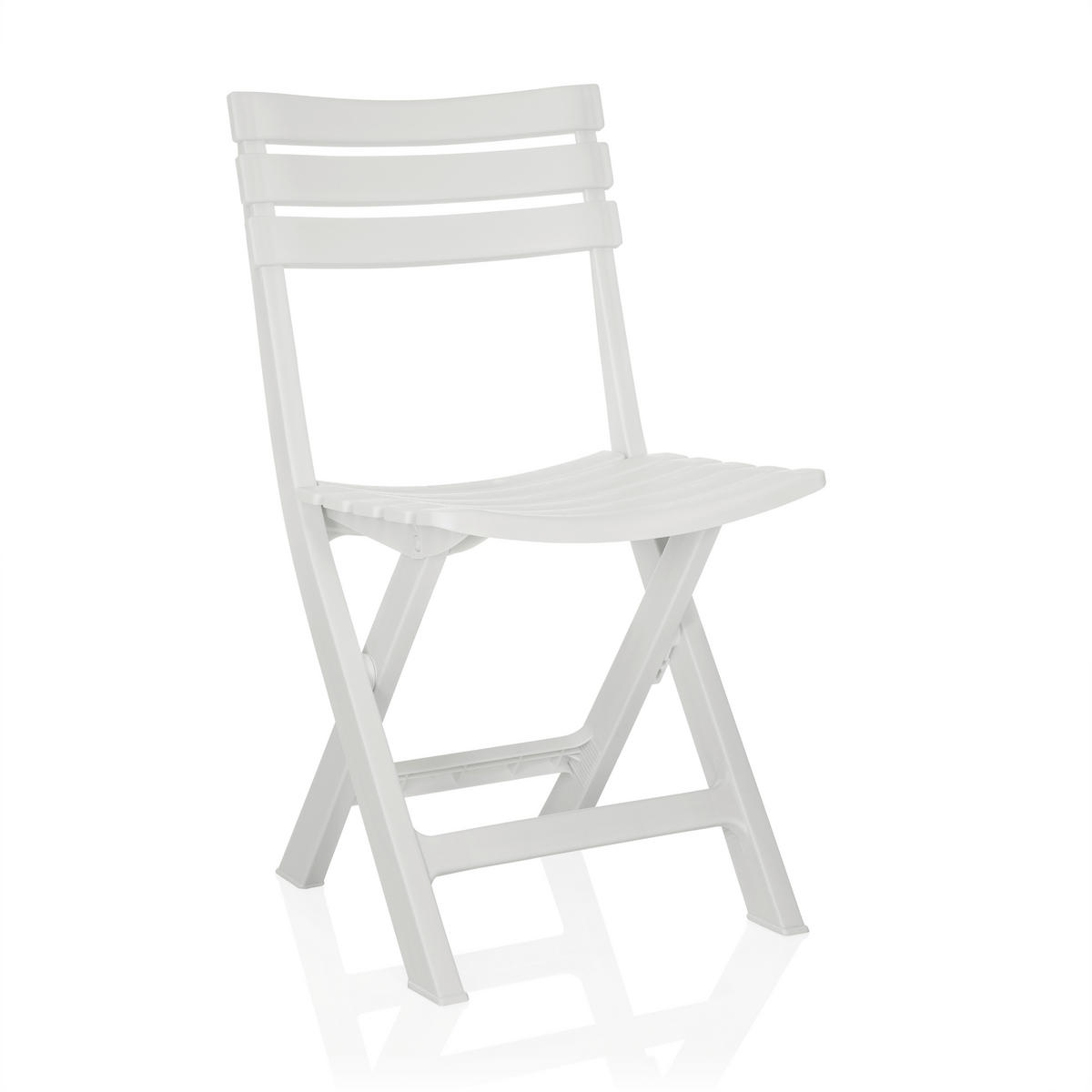 KLAPPSTUHL Weiß  - Weiß, MODERN, Kunststoff (42/80/45,5cm) - MID.YOU