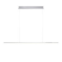 LED-HÄNGELEUCHTE 110-203/5/150 cm    - Alufarben, Design, Metall (110-203/5/150cm) - elements by BANKAMP