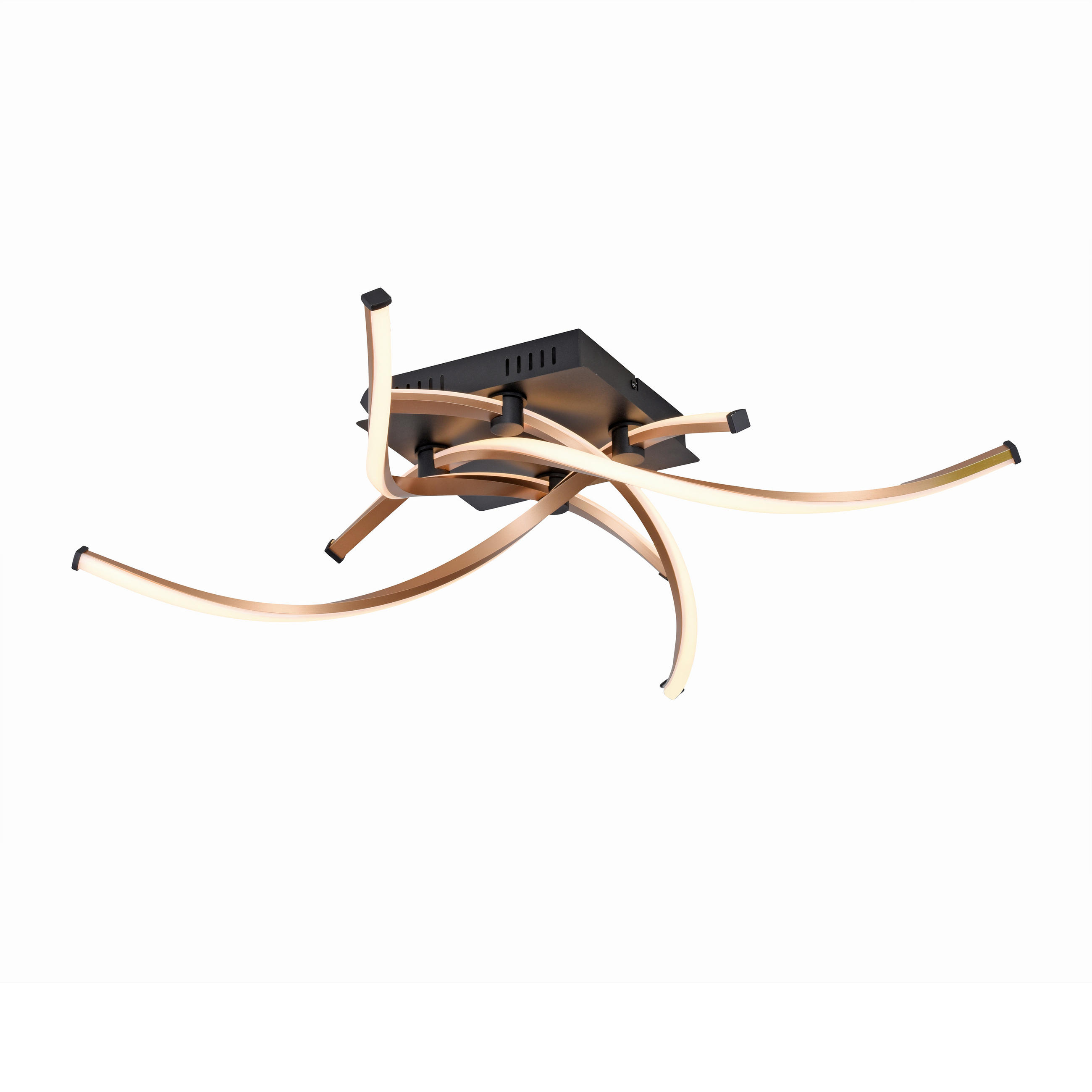LED-DECKENLEUCHTE Polina 78/78/17 cm   - Design, Holzwerkstoff/Kunststoff (78/78/17cm) - Paul Neuhaus