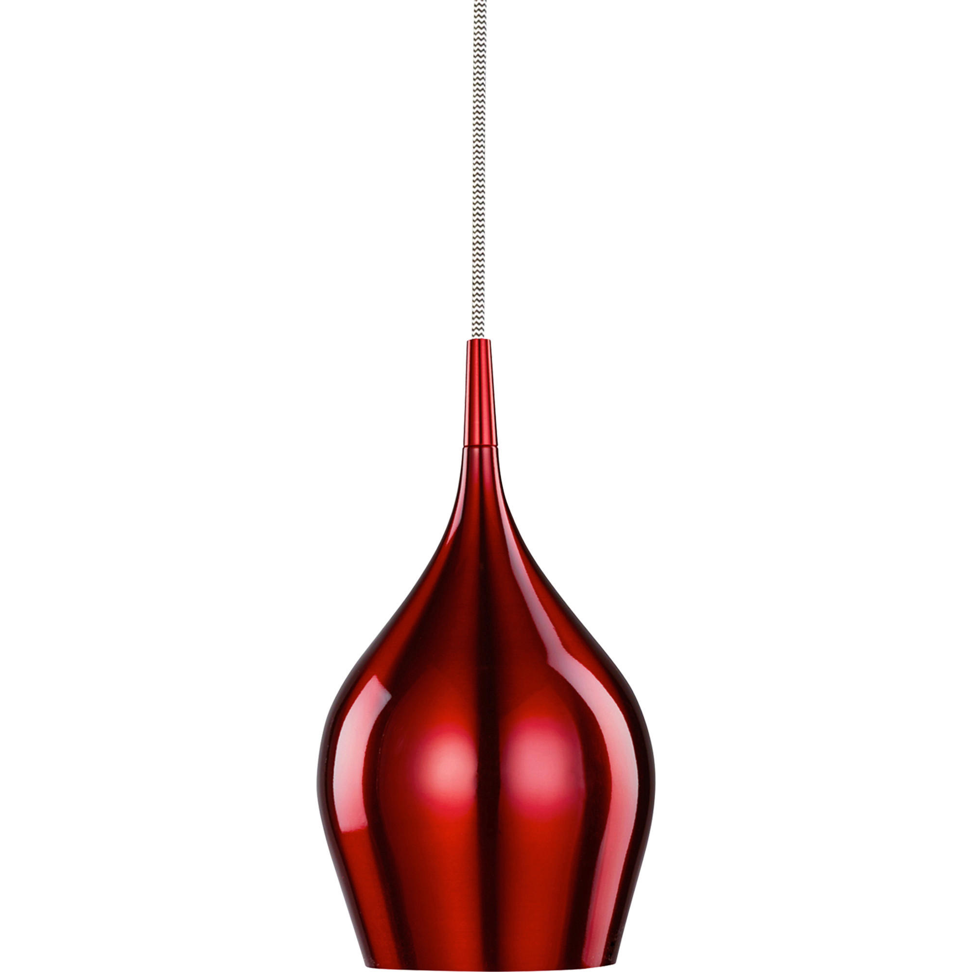 Searchlight Hängeleuchte Vibrant Rot 12.3x23x12.3 cm