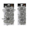 KUNSTBLUME - Silberfarben, LIFESTYLE, Kunststoff (2,00/13,00/13,00cm)