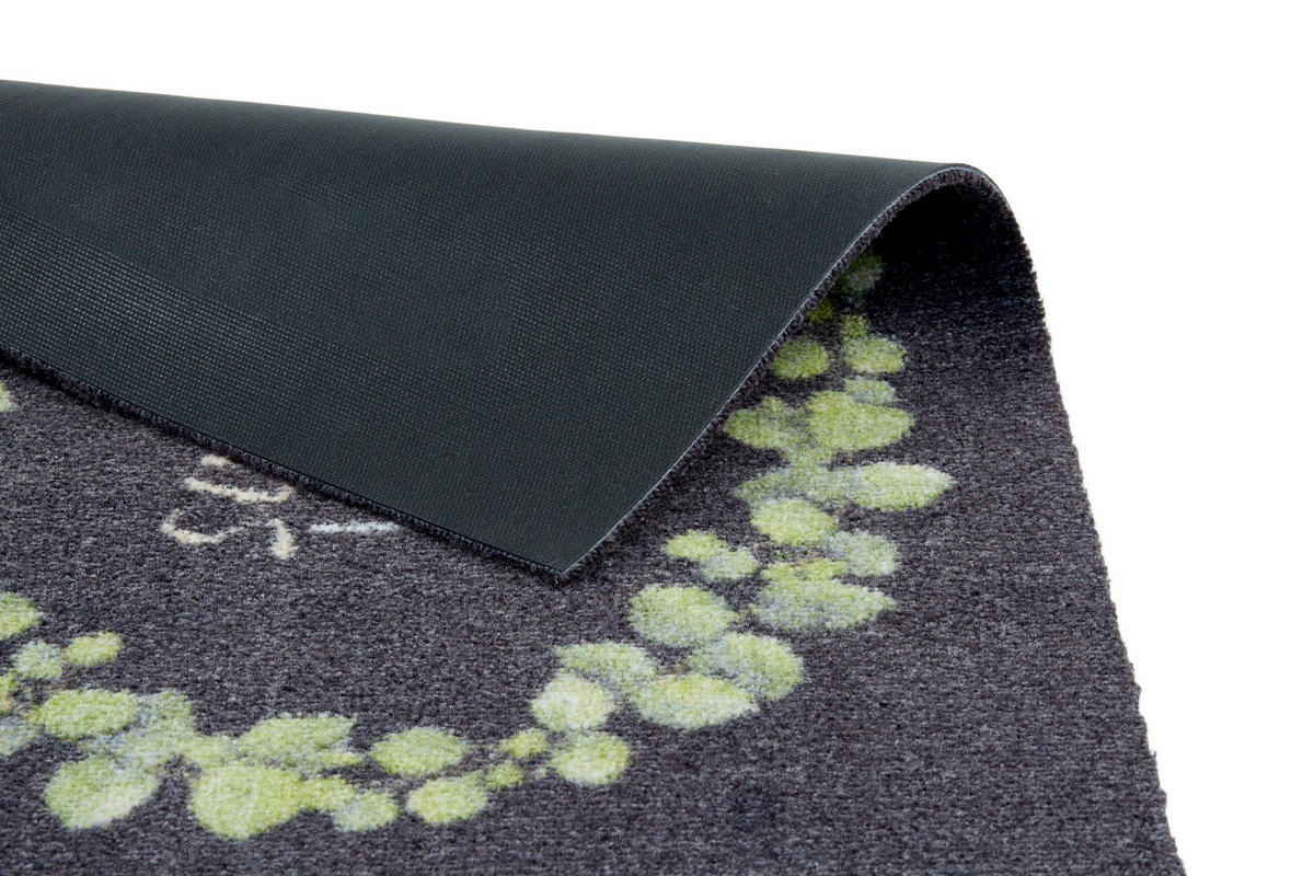 FUßMATTE  50/70 cm  Grün, Schwarz  - Schwarz/Grün, Design, Textil (50/70cm) - Esposa