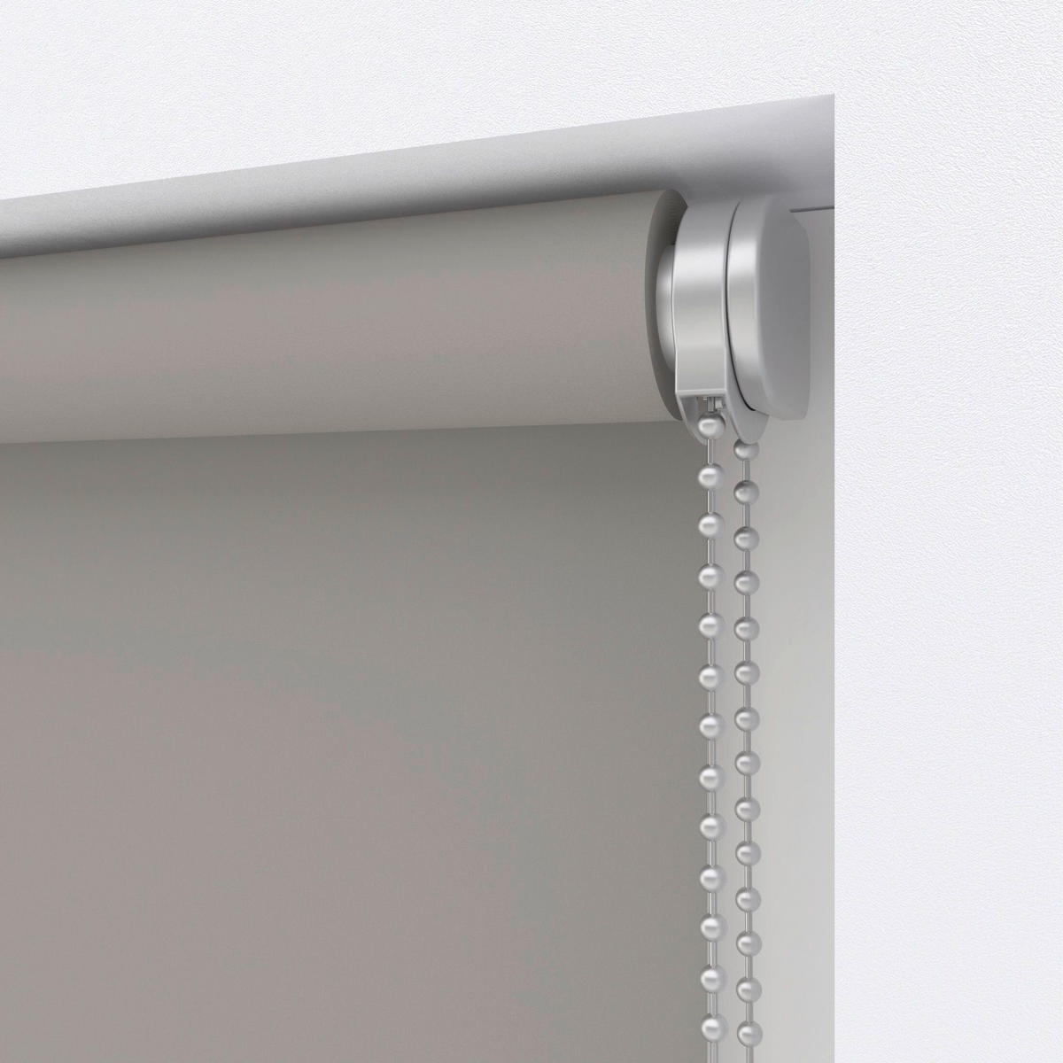 VERDUNKELUNGSROLLO  - Grau, Basics, Textil (120/190cm)