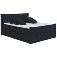 BOXSPRINGBETT 180/200 cm  in Schwarz  - Schwarz, Basics, Holzwerkstoff/Kunststoff (180/200cm) - Esposa