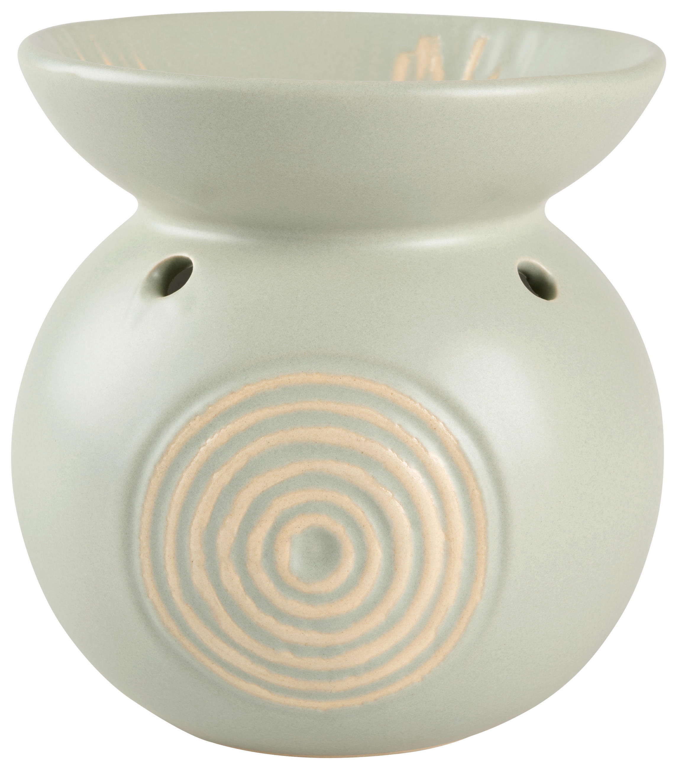 DUFTLAMPE 10,50/11 cm  - Pastellgrün, Basics, Keramik (10,50/11cm)