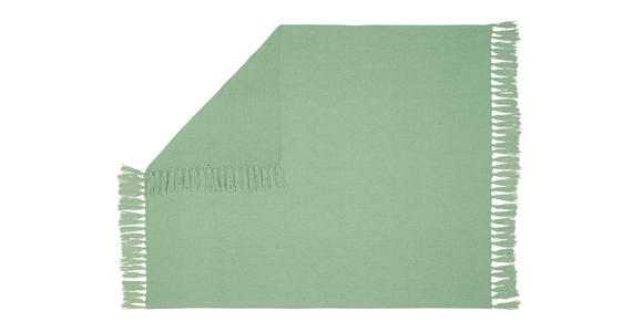 DECKE 127/152 cm - Grün, Basics, Textil (127/152cm) - Novel