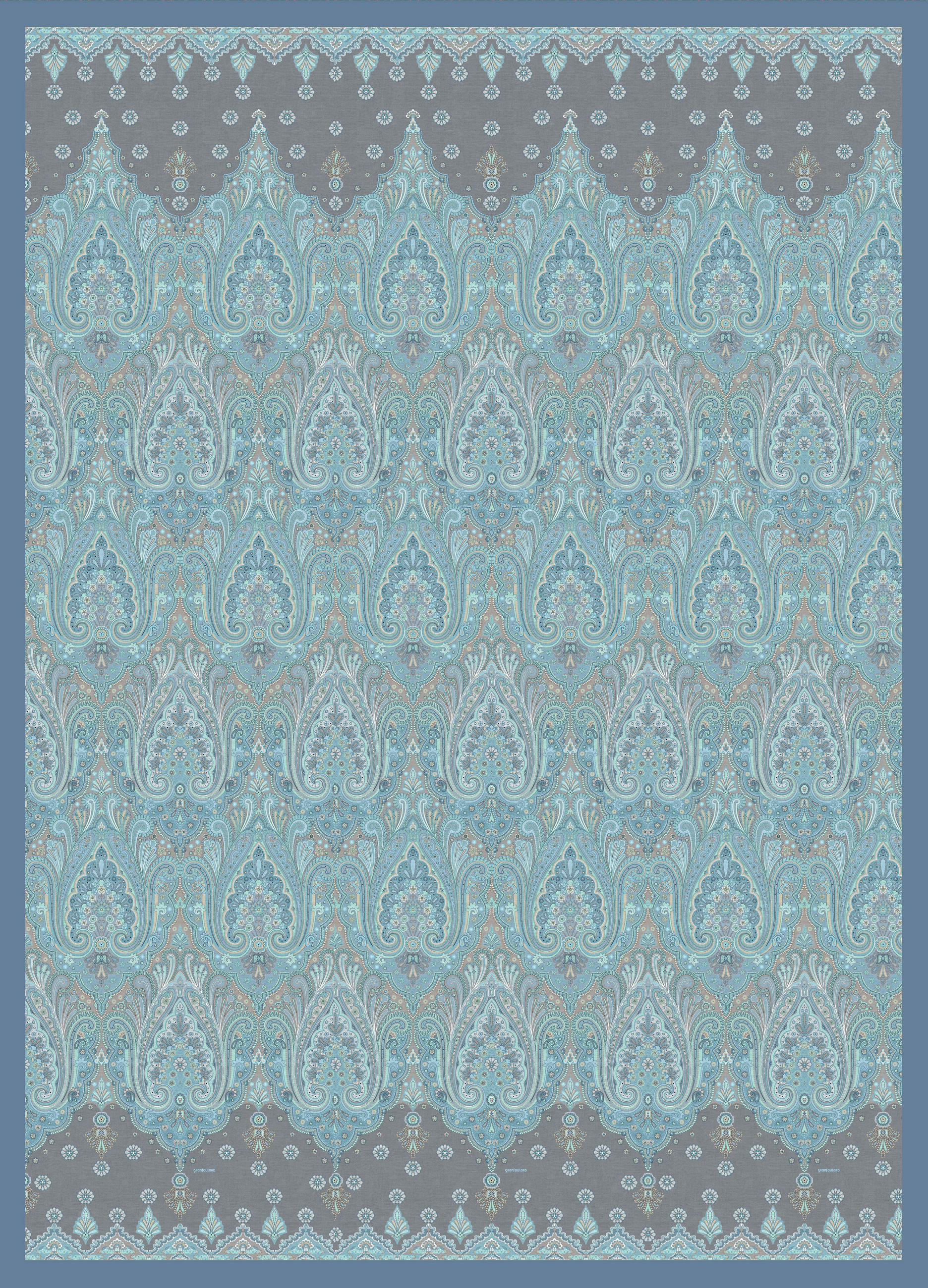 ODEJA   180/250 cm       pastelno modra  - pastelno modra, Konvencionalno, tekstil (180/250cm) - Bassetti