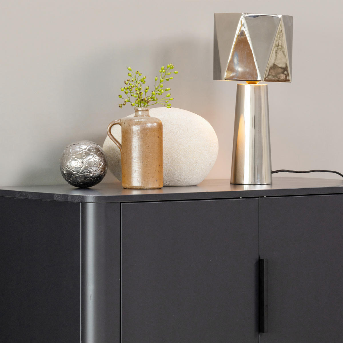 SCHUHSCHRANK Gunnar  in 85/135/39 cm  - Schwarz, Design, Holz/Metall (85/135/39cm) - Livetastic