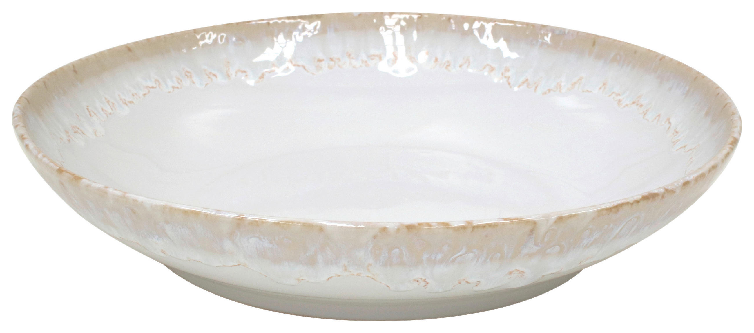 SCHÜSSEL TAORMINA   - Weiß Hochglanz, Basics, Keramik (34/7cm) - Costa Nova
