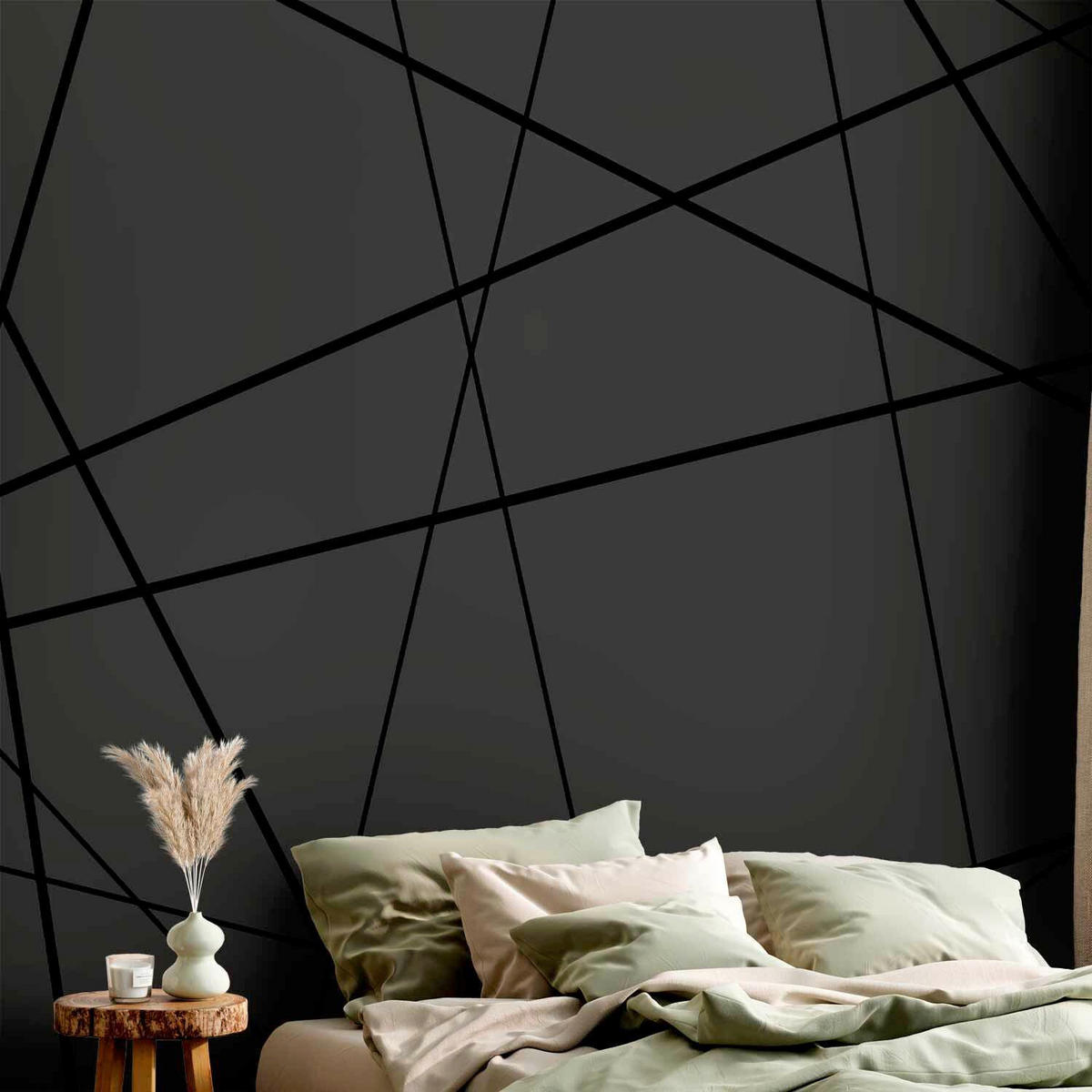 FOTOTAPET 250/175 cm  - antracit, Lifestyle, textil (250/175cm) - Artanova