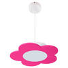 DĚTSKÉ ZÁVĚSNÉ SVÍTIDLO, 33/70 cm  - pink, Basics, kompozitní dřevo/plast (33/70cm)