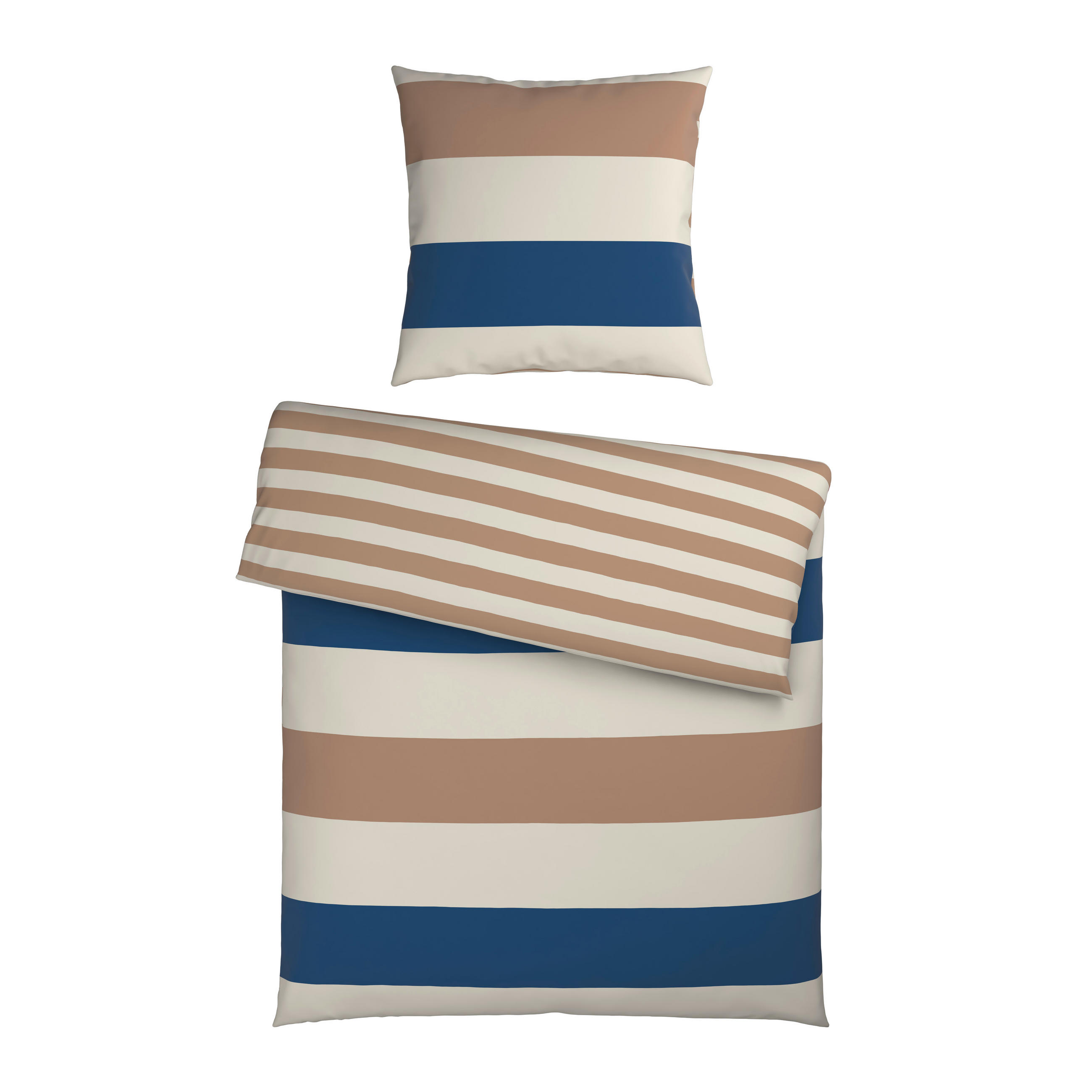 WENDEBETTWÄSCHE Renforcé 135/200 cm  - Beige, Basics, Textil (135/200cm) - Esposa