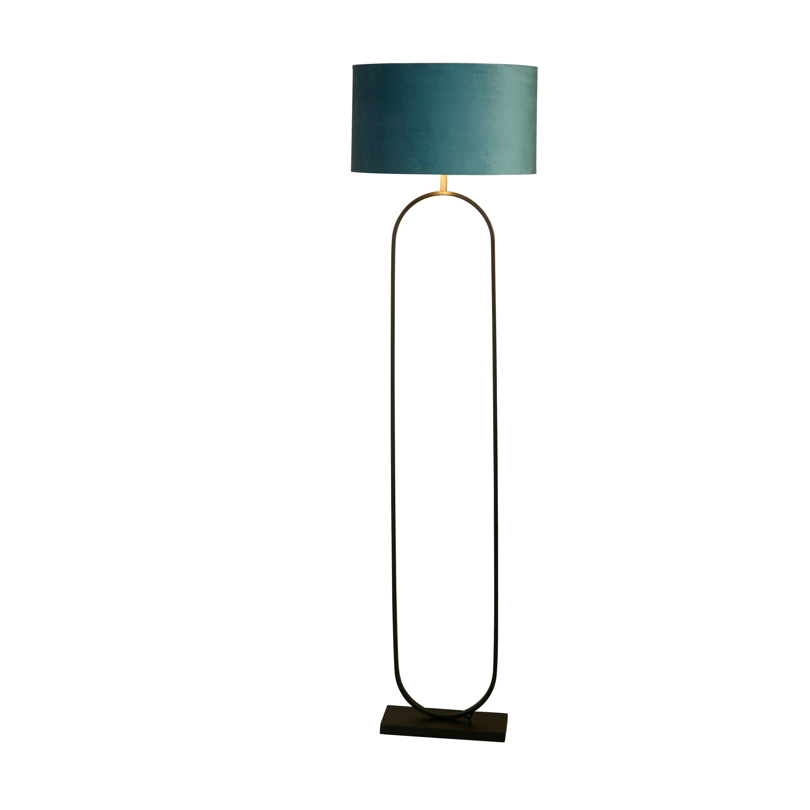 STOJEČA SVETILKA  Modish   50/50/164 cm          - turkizna/črna, Design, kovina (50/50/164cm)