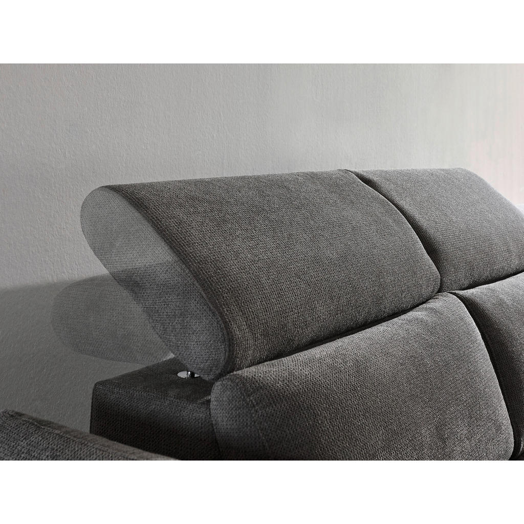 Thumbnail - Stylife Ecksofa, Hellgrau, Textil, 4-Sitzer, Ottomane rechts, L-Form, 254x224 cm, Stoffauswahl, seitenverkehrt erhältlic...