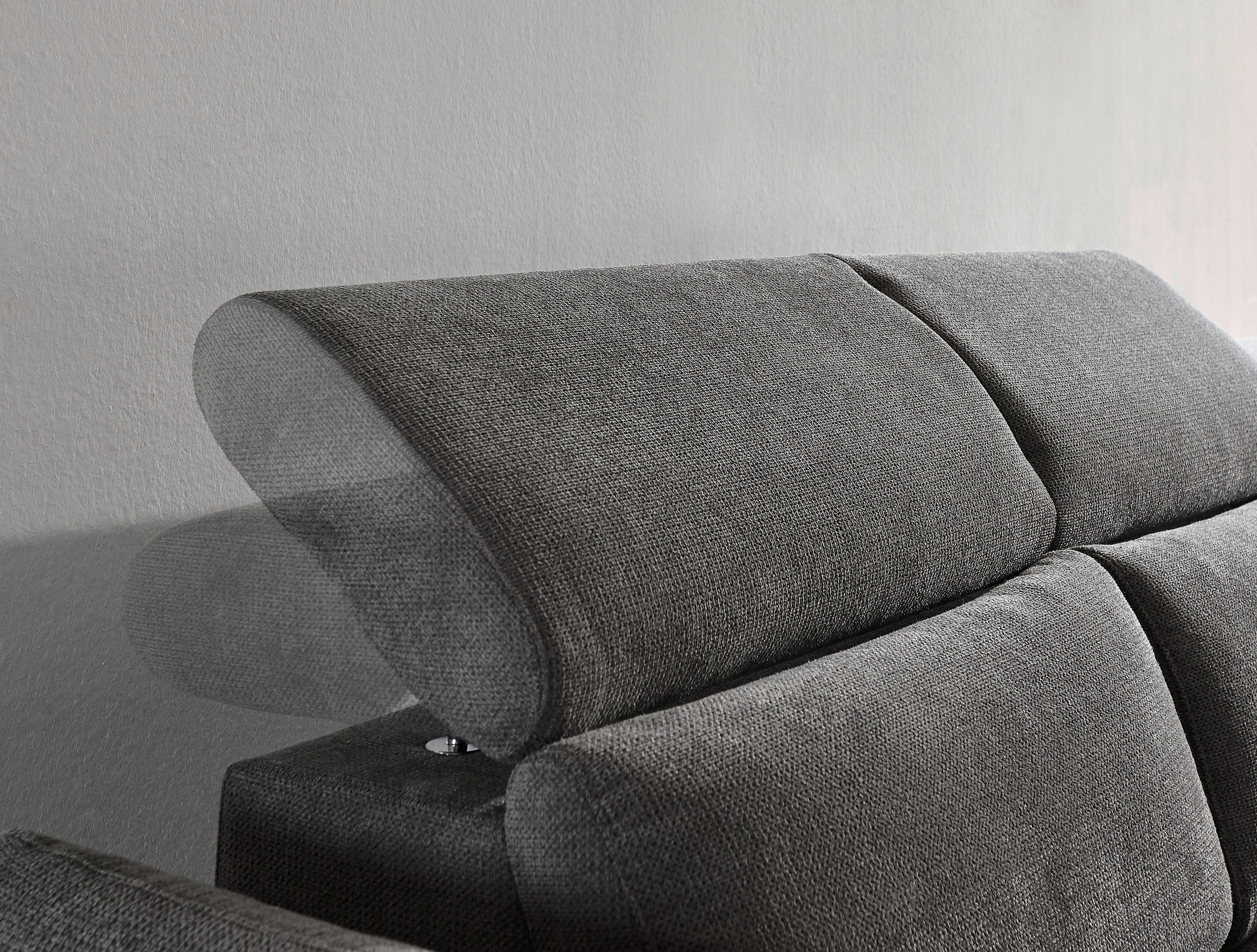 Thumbnail - Stylife Ecksofa, Grau, Textil, 4-Sitzer, Ottomane rechts, L-Form, 254x224 cm, Stoffauswahl, seitenverkehrt erhältlich, W...