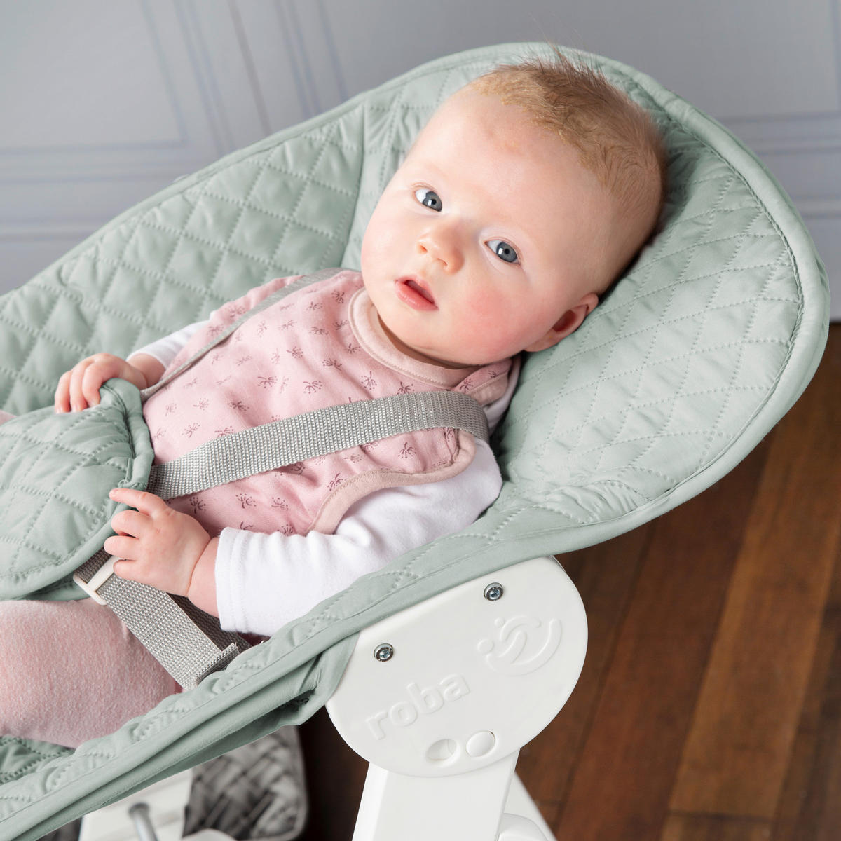 HOCHSTUHL Born Up Style Set Pastellgrün, Weiß Frosty Green  - Pastellgrün/Weiß, Basics, Holzwerkstoff/Textil (46/94/66,5cm) - Roba