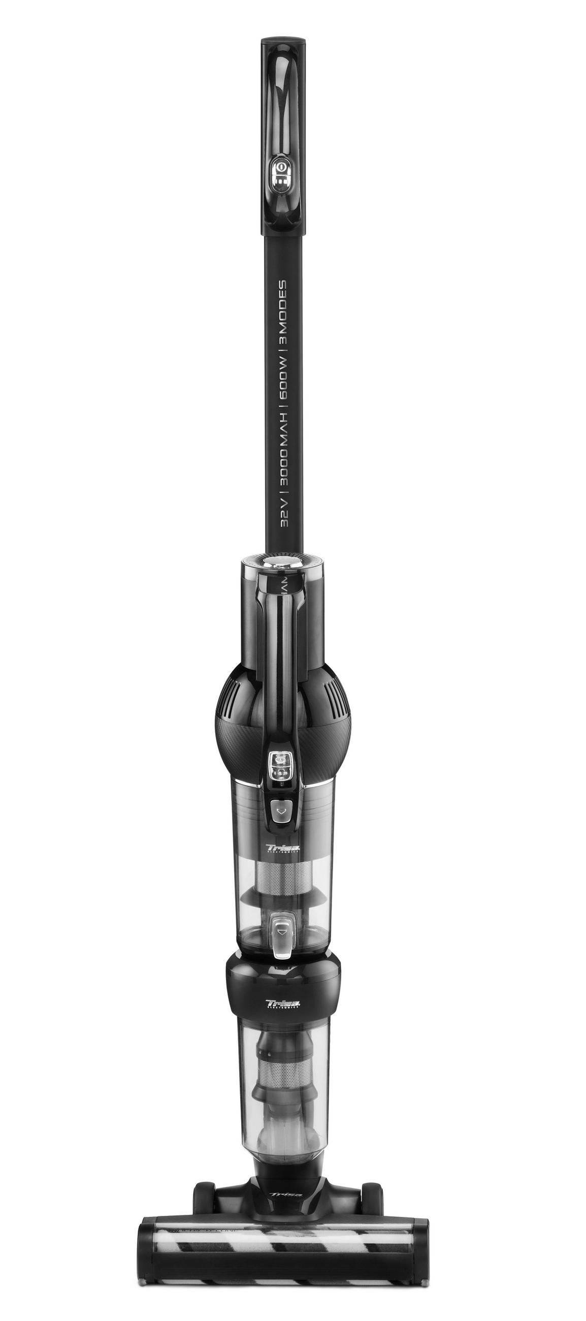 AKKU-HANDSTAUBSAUGER Quick Clean Prof. T0341  - Schwarz, Design, Kunststoff (25/26/113cm) - Trisa Electronics