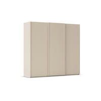 SCHWEBETÜRENSCHRANK 242/223/69 cm,  in Champagner, 3 Tür(en)  - Champagner, Basics, Holzwerkstoff/Metall (242/223/69cm) - Rauch Möbel