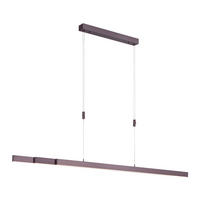 LED-HÄNGELEUCHTE 179/5,5/100 cm    - Braun, Basics, Metall (179/5,5/100cm) - Paul Neuhaus