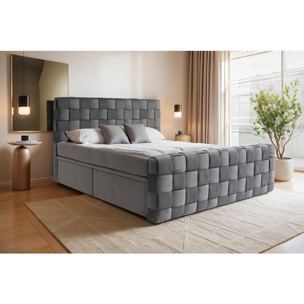 Boxbett mit Topper & Bettladen 180x200 Zante