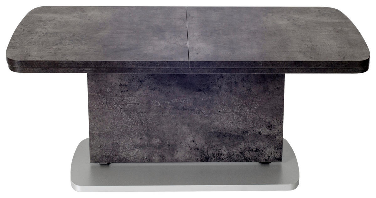 COUCHTISCH in Holzwerkstoff 110-180/63/53-72 cm  - Anthrazit/Silberfarben, KONVENTIONELL, Holzwerkstoff (110-180/63/53-72cm) - Venda