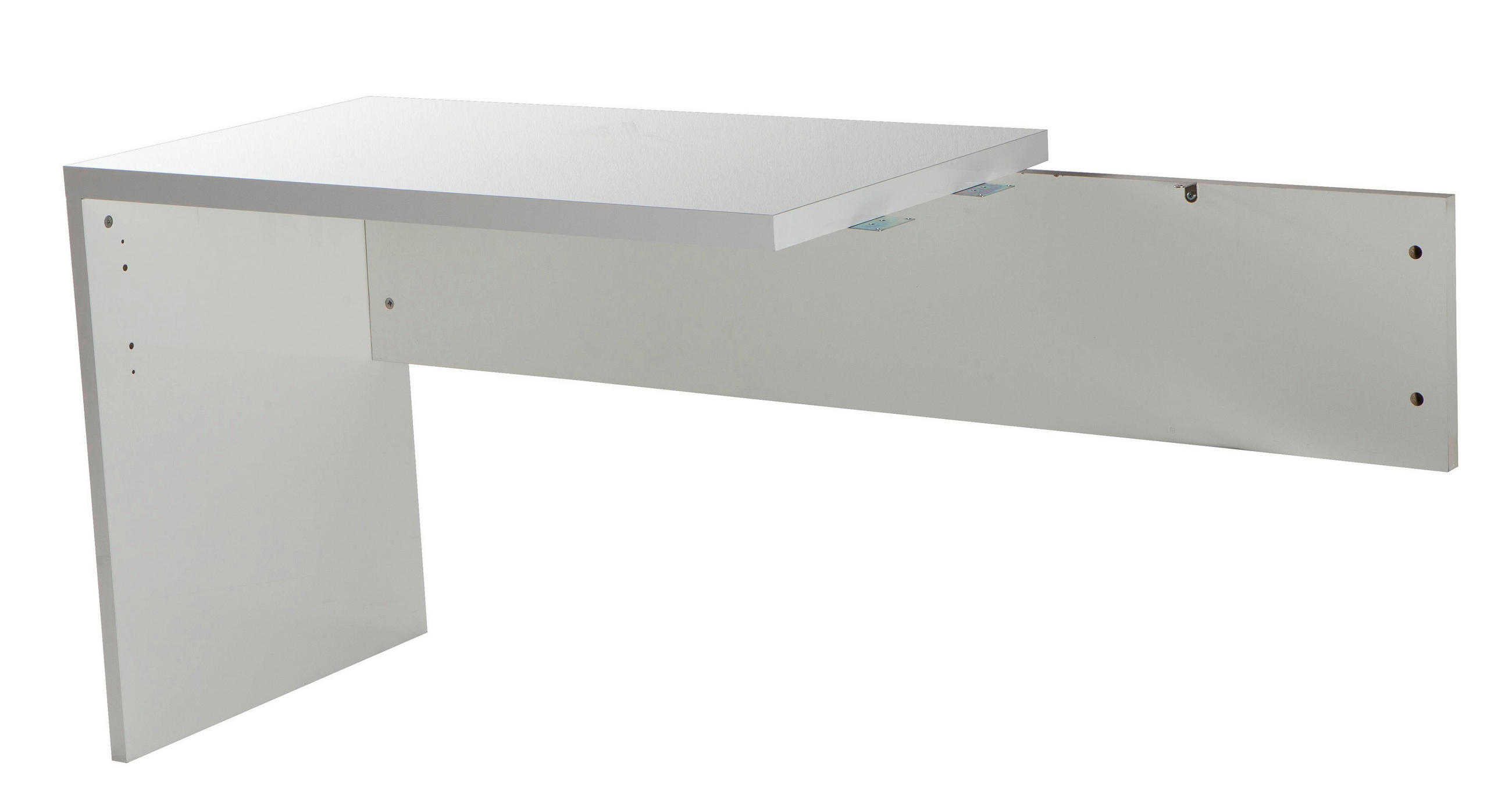 DOGRADNI RADNI STO  bela   - bela, Dizajnerski, pločasti materijal (100/72/60cm) - Xora
