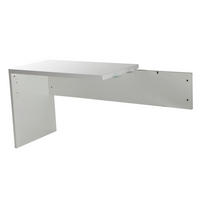 DOGRADNI RADNI STO  bela   - bela, Dizajnerski, pločasti materijal (100/72/60cm) - Xora