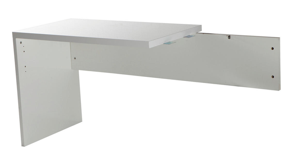 DOGRADNI RADNI STO  bela   - bela, Dizajnerski, pločasti materijal (100/72/60cm) - Xora