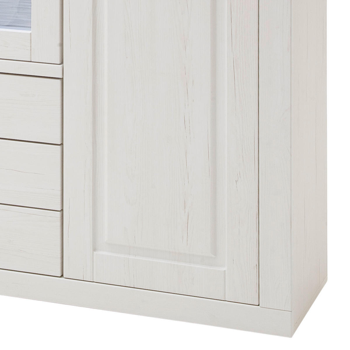 VYSOKÁ KOMODA, farba duba, farba pínie, 163/142/40 cm - farba duba/farba pínie, Design, kov/kompozitné drevo (163/142/40cm) - Livetastic