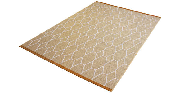 OUTDOORTEPPICH 123/180 cm Olea Creme, Beige  - Beige/Creme, Trend, Textil (123/180cm) - Dieter Knoll