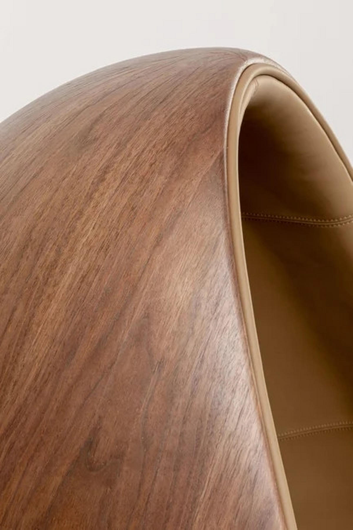 SESSEL in beschichtet Braun, Walnussfarben  - Walnussfarben/Braun, Design, Kunststoff/Textil (89/134/77cm) - Kare-Design