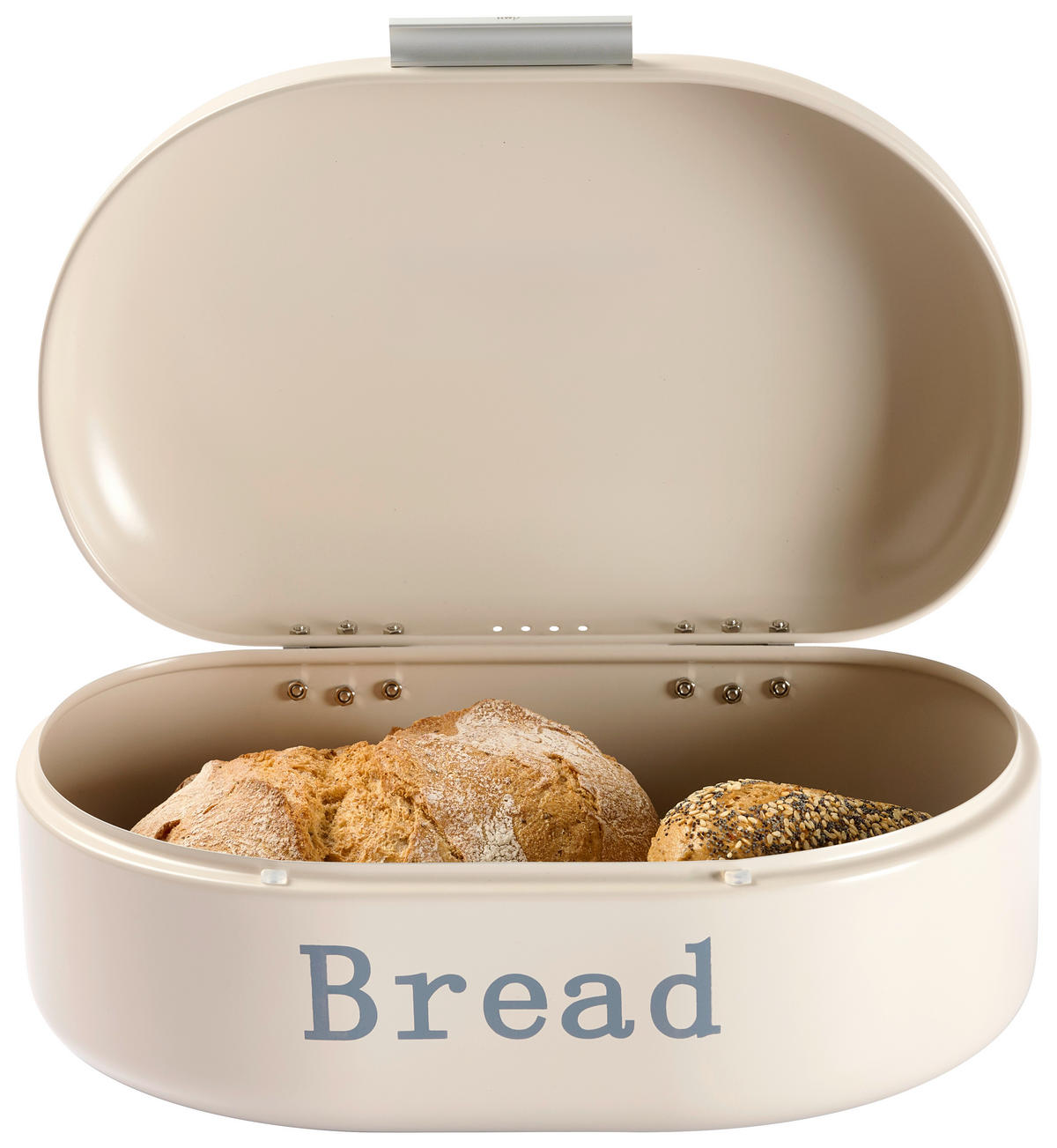 CHLEBNÍK - barvy stříbra/průhledné, Konvenční, kov/plast (33,5/23,5/14,5cm) - Homeware Profession.